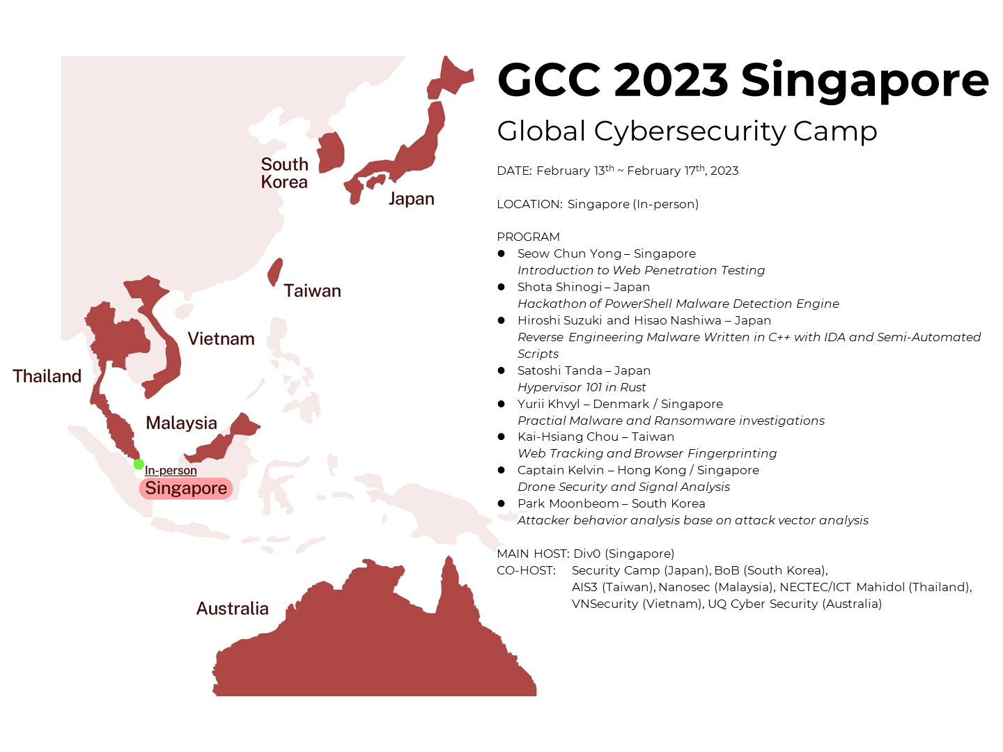 Banner of GCC 2023 Singapore
